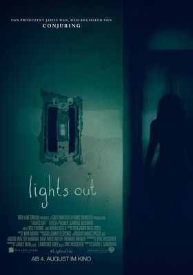 Filmposter 'Lights Out (2016)'